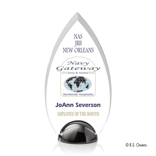 Recognition Awards - Acrylic Awards - Contour Hemisphere VividPrint&trade; Award