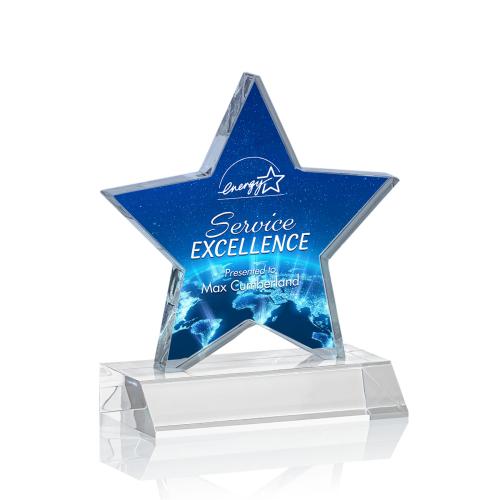 Recognition Awards - Acrylic Awards - Nelson Star VividPrint&trade; Award