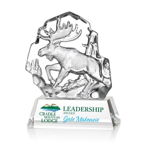 Recognition Awards - Crystal Awards - Ottavia Moose VividPrint&trade; Award