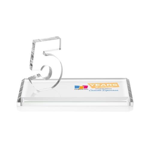 Recognition Awards - Crystal Awards - Northam Anniversary VividPrint&trade; Award - Clear