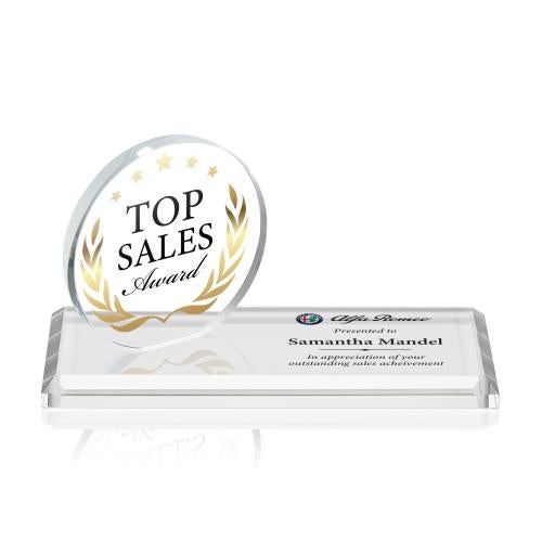 Recognition Awards - Crystal Awards - Northam VividPrint&trade; Award - Wreath