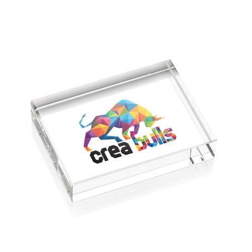 Recognition Awards - Crystal Awards - Cranbrook VividPrint&trade; Paperweight