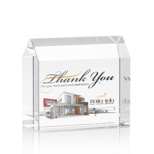 Recognition Awards - Crystal Awards - Homestead VividPrint&trade; Paperweight