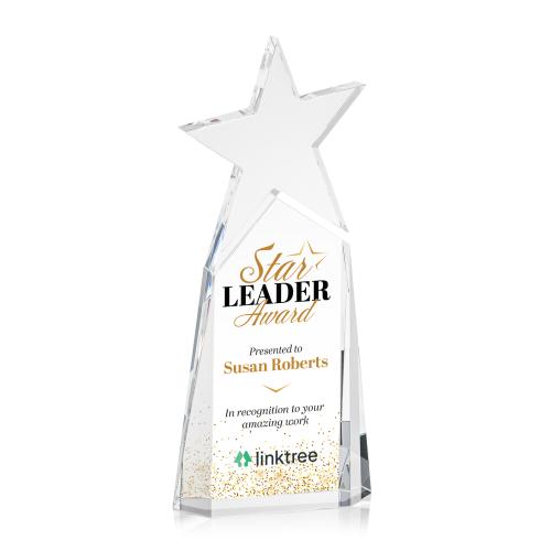 Recognition Awards - Crystal Awards - Vernon Star Vividprint&trade; Award