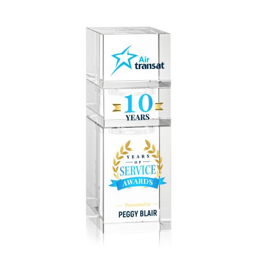 Recognition Awards - Crystal Awards - Tofino Stacker VividPrint&trade; Award - Clear