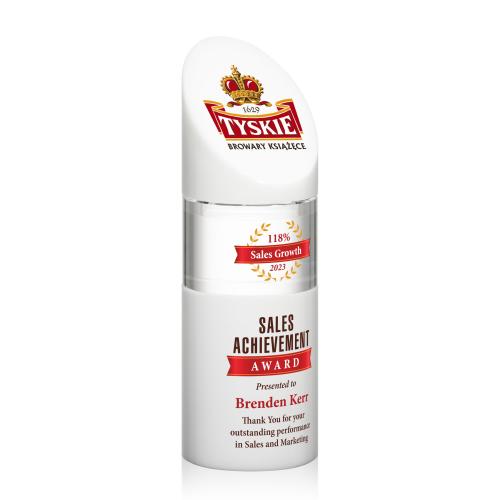 Recognition Awards - Crystal Awards - Atlantis Stacker VividPrint&trade; Award - White