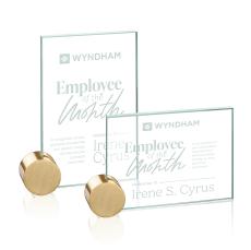 Bermuda Award - Jade/Gold Circle - Sales Awards