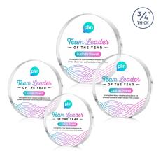 Gainsborough Circle VividPrint Award - Clear - Crystal Awards