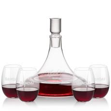 Ashby Decanter & Carlita Stemless Wine - Barware Gift Sets