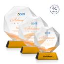 Bradford VividPrint&trade; Award on Newhaven Base - Amber
