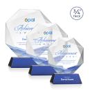 Bradford VividPrint&trade; Award on Newhaven Base - Blue