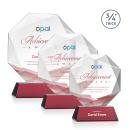 Bradford VividPrint&trade; Award on Newhaven Base - Red