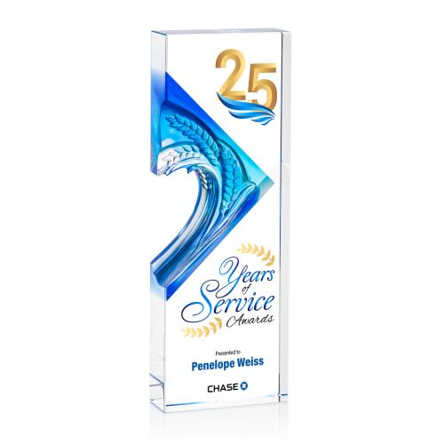 Recognition Awards - Crystal Awards - Baywell VividPrint&trade; Award - Clear