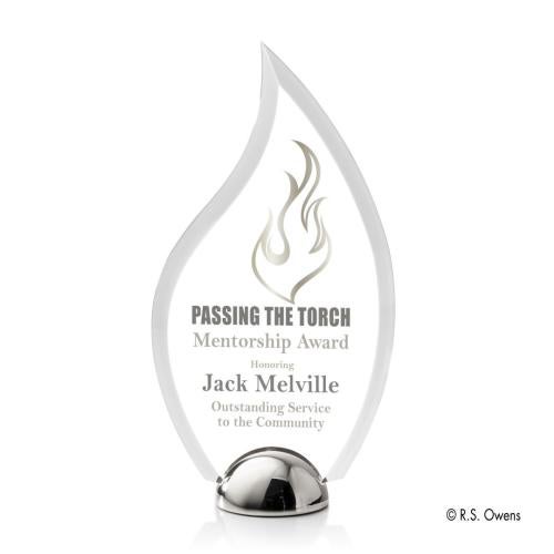 Recognition Awards - Acrylic Awards - Vulcan Hemisphere Award - VividPrint™