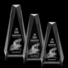 Carmel 3D Award - Clear - 3D Engraved Crystal Awards