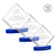 Belaire Award on Alberton Base - Blue - Recognition Awards
