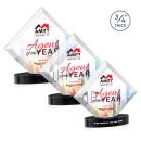 Belaire VividPrint&trade; Award on Alberton Base - Black