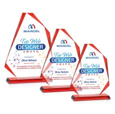 Hillmont VividPrint Award - Red - Full Color Awards