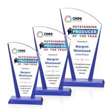 Merivale VividPrint Award - Blue - Blue Crystal Awards