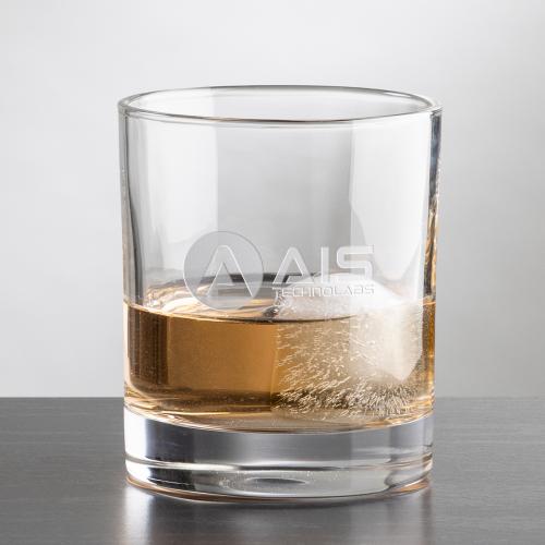 Corporate Gifts - Barware - On the Rocks Tumblers & Glasses - Hallsboro OTR - Deep Etch