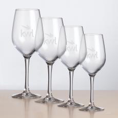 Lethbridge Wine - Deep Etch - Wine Glasses