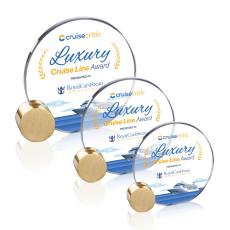 Verdunn VividPrint Award - Starfire/Gold Circle - Recognition Awards