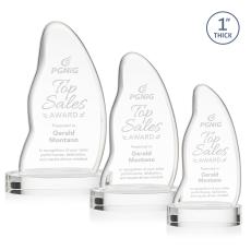 Beauford Award on Base - Clear - Recognition Awards