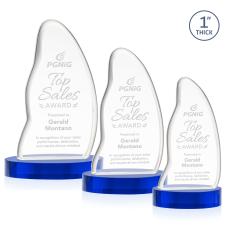 Beauford Award on Base - Blue - Recognition Awards