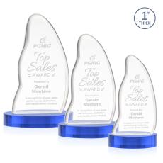 Beauford Award on Base - Sky Blue - Full Color Awards