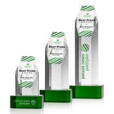 Ashford VividPrint Award on Base - Green - Recognition Awards