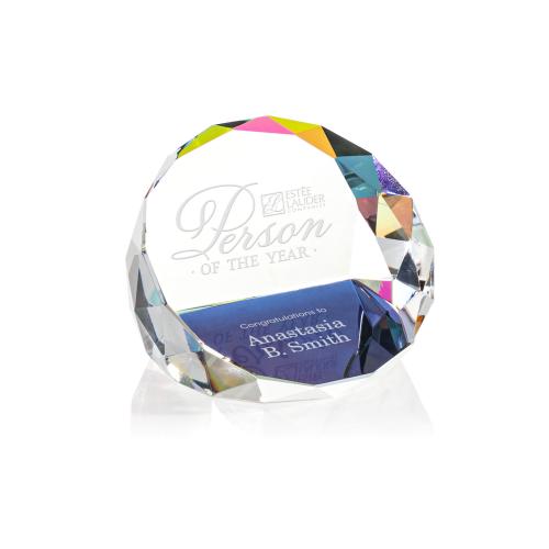 Recognition Awards - Crystal Awards - Crystal Paperweights - Chiltern Paperweight - Prismatic