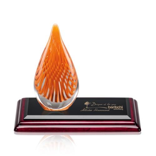Recognition Awards - Shop by Recipient - Retirement Awards - Aventura Award on Rosewood Base