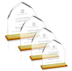 Montibello Award - Amber - Yellow Crystal Awards
