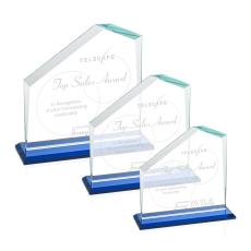 Fairmont Award - Blue - Colored Glass Awards