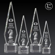 Springfield 3D Award on Marvel Base - Clear - Diamond Awards
