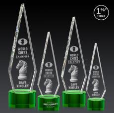 Springfield 3D Award on Marvel Base - Green - Diamond Awards