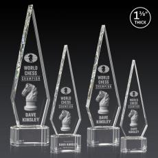 Springfield 3D Award on Paragon Base - Clear - Diamond Awards