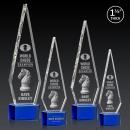 Springfield 3D Award on Paragon Base - Blue