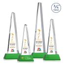 Majestic Tower VividPrint&trade; Award on Newhaven Base - Green