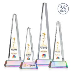 Majestic Tower VividPrint Award on Newhaven - Prismatic - Prism Crystal Awards
