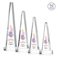 Majestic Tower VividPrint Award on Alberton Base - Clear - Pyramid Awards