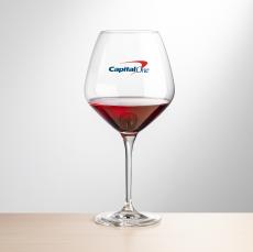 Santiago Burgundy Wine - VividPrint - Wine Glasses