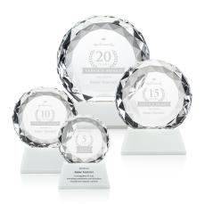 Seville Award on Entwhistle Base - White - Crystal Awards