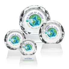 Seville VividPrint Award on Entwhistle Base - Clear - Crystal Awards