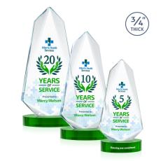 Sheridan VividPrint™ Award on Alberton Base - Green