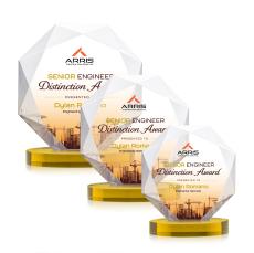 Kitchener VividPrint Award on Alberton Base - Gold - Crystal Awards