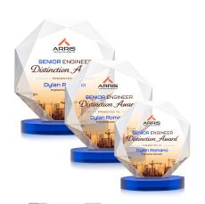 Kitchener VividPrint Award on Alberton Base - Blue - Recognition Awards