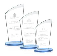 Tomkins Award - Sky Blue - Glass Awards