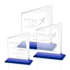 Bellamy Award - Blue - Glass Awards