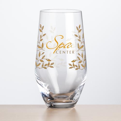 Corporate Gifts - Barware - Wine & Champagne - Champagne Flutes - Reina Stemless Flute - VividPrint&trade;